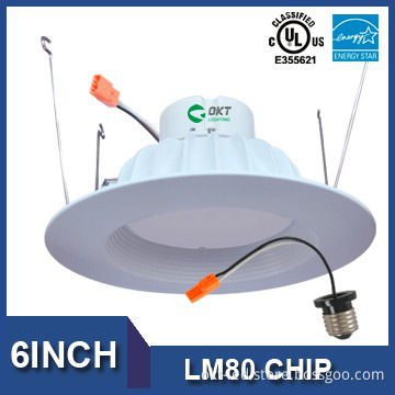 For 80w incandescent retrofit kit 6inch 11w dimmable can led downlight